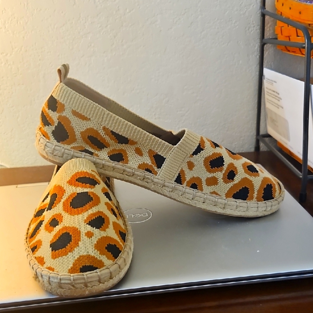 Leopard Print Espadrilles